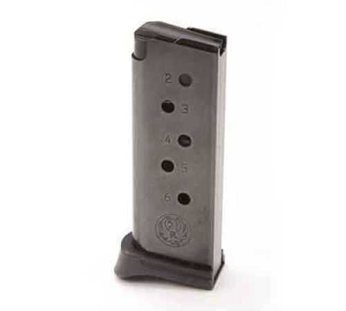 Ruger Magazine 380 ACP 6Rd Blue with Finger Rest Fits Ruger LCP 90333